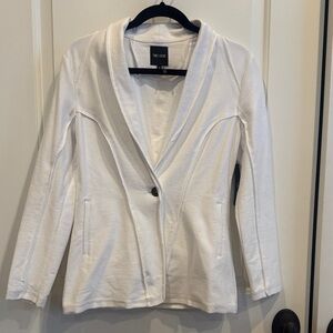 NWT NIC+ZOE Classic White Blazer size PP